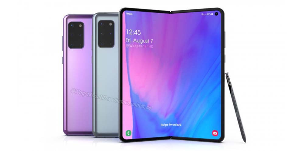 Galaxy Fold 2 Hadir dengan Stylus, Ini Tampilannya